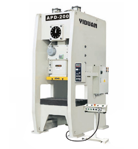 APD係列半閉式高精密強力(lì)鋼架衝床